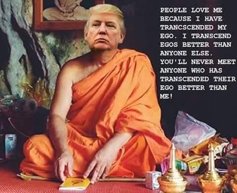 trump buddha