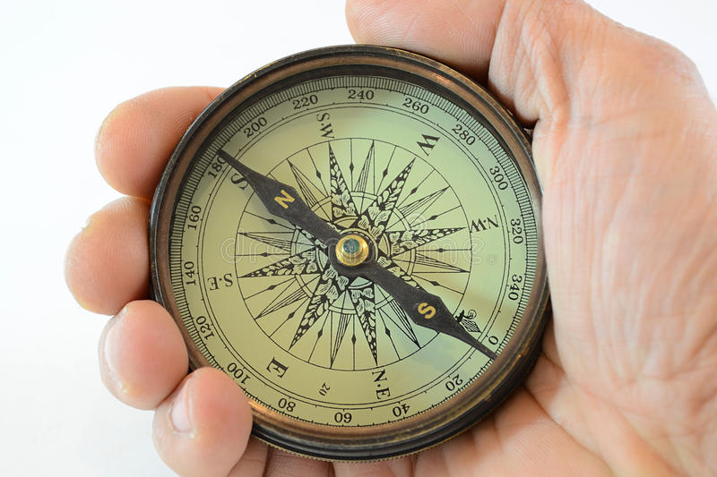 hand old compass 22383713 1