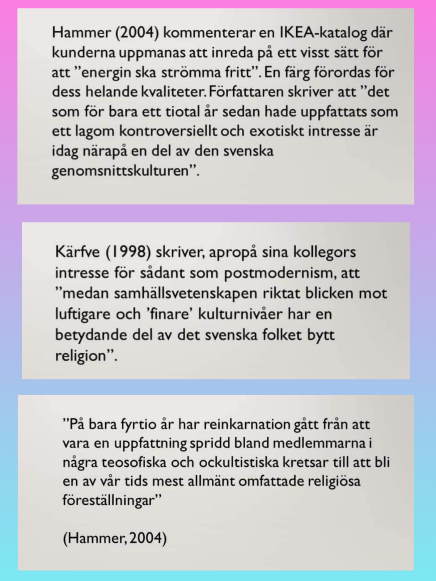 Viktiga citat om nyandlighet och new age