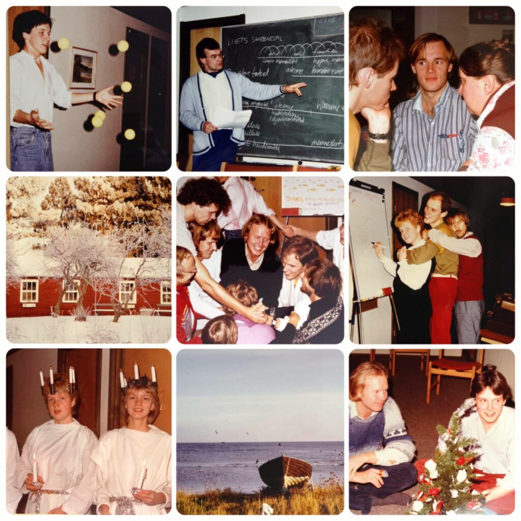 Collage från Vinterskolan 1984-1985