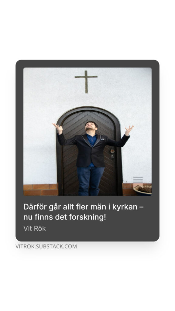 Varför allt fler män söker sig till kyrkan | Ny finsk studie 2 1000037127